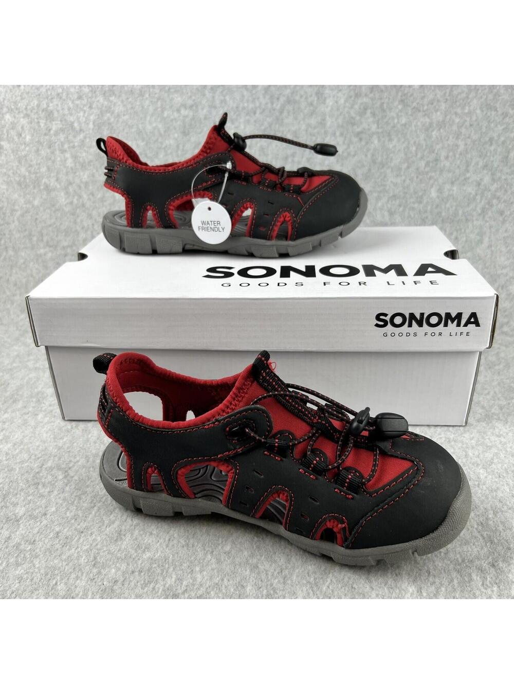 Sonoma Water Shoes Boys Size 1 Youth Sandals Outdoor Whirlwind River New
